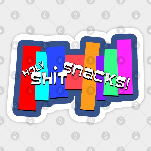 Holy Shit Snacks! Sticker by synaptyx